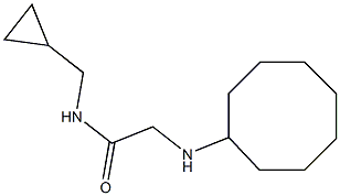 2-(cyclooctylamino)-N-(cyclopropylmethyl)acetamide Struktur