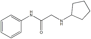 2-(cyclopentylamino)-N-phenylacetamide Struktur