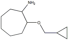 2-(cyclopropylmethoxy)cycloheptan-1-amine Struktur