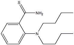 2-(dibutylamino)benzene-1-carbothioamide Struktur