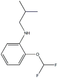 2-(difluoromethoxy)-N-(2-methylpropyl)aniline Struktur