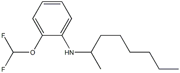 2-(difluoromethoxy)-N-(octan-2-yl)aniline Struktur