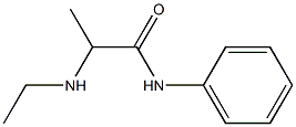 2-(ethylamino)-N-phenylpropanamide Struktur