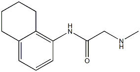 2-(methylamino)-N-5,6,7,8-tetrahydronaphthalen-1-ylacetamide Struktur