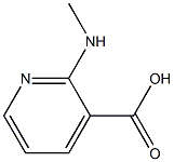 2-(methylamino)pyridine-3-carboxylic acid Struktur