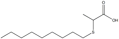 2-(nonylsulfanyl)propanoic acid Struktur