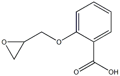 2-(oxiran-2-ylmethoxy)benzoic acid Struktur