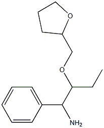 2-(oxolan-2-ylmethoxy)-1-phenylbutan-1-amine Struktur