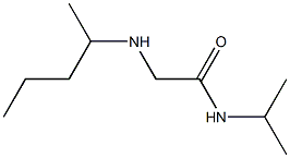 2-(pentan-2-ylamino)-N-(propan-2-yl)acetamide Struktur