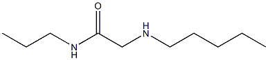 2-(pentylamino)-N-propylacetamide Struktur