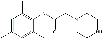 2-(piperazin-1-yl)-N-(2,4,6-trimethylphenyl)acetamide Struktur