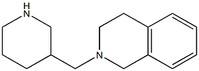 2-(piperidin-3-ylmethyl)-1,2,3,4-tetrahydroisoquinoline Struktur