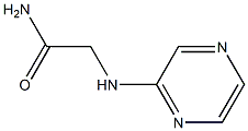 2-(pyrazin-2-ylamino)acetamide Struktur