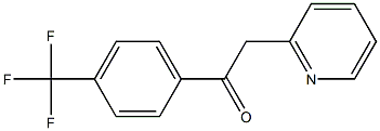 2-(pyridin-2-yl)-1-[4-(trifluoromethyl)phenyl]ethan-1-one Struktur