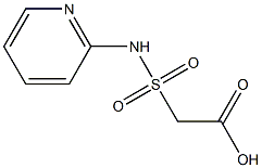 2-(pyridin-2-ylsulfamoyl)acetic acid Struktur