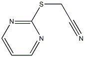 2-(pyrimidin-2-ylsulfanyl)acetonitrile Struktur