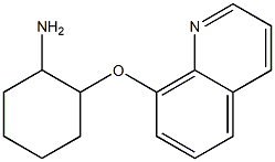 2-(quinolin-8-yloxy)cyclohexan-1-amine Struktur