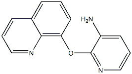 2-(quinolin-8-yloxy)pyridin-3-amine Struktur