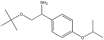 2-(tert-butoxy)-1-[4-(propan-2-yloxy)phenyl]ethan-1-amine Struktur