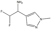 2,2-difluoro-1-(1-methyl-1H-pyrazol-4-yl)ethan-1-amine Struktur