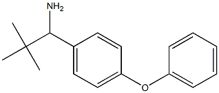 2,2-dimethyl-1-(4-phenoxyphenyl)propan-1-amine Struktur