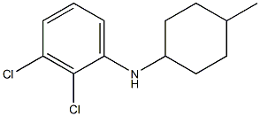 2,3-dichloro-N-(4-methylcyclohexyl)aniline Struktur