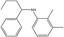 2,3-dimethyl-N-(1-phenylbutyl)aniline Struktur