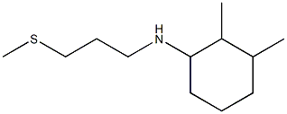 2,3-dimethyl-N-[3-(methylsulfanyl)propyl]cyclohexan-1-amine Struktur