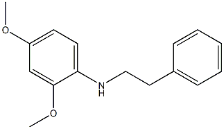 2,4-dimethoxy-N-(2-phenylethyl)aniline Struktur