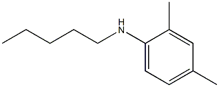 2,4-dimethyl-N-pentylaniline Struktur