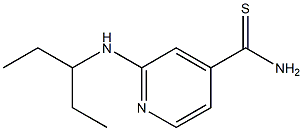 2-[(1-ethylpropyl)amino]pyridine-4-carbothioamide Struktur