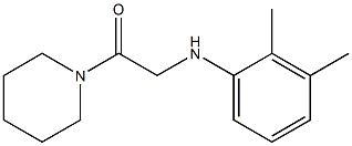 2-[(2,3-dimethylphenyl)amino]-1-(piperidin-1-yl)ethan-1-one Struktur