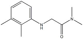 2-[(2,3-dimethylphenyl)amino]-N,N-dimethylacetamide Struktur