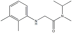 2-[(2,3-dimethylphenyl)amino]-N-methyl-N-(propan-2-yl)acetamide Struktur