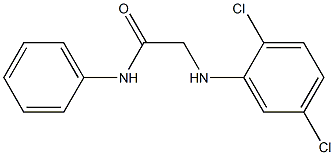 2-[(2,5-dichlorophenyl)amino]-N-phenylacetamide Struktur