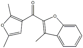 2-[(2,5-dimethylfuran-3-yl)carbonyl]-3-methyl-1-benzofuran Struktur