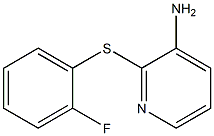 2-[(2-fluorophenyl)sulfanyl]pyridin-3-amine Struktur