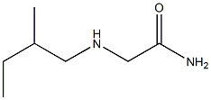 2-[(2-methylbutyl)amino]acetamide Struktur