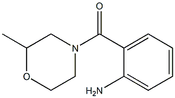 2-[(2-methylmorpholin-4-yl)carbonyl]aniline Struktur