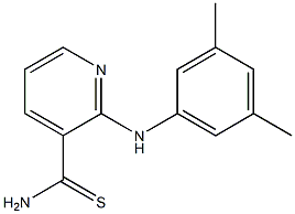 2-[(3,5-dimethylphenyl)amino]pyridine-3-carbothioamide Struktur