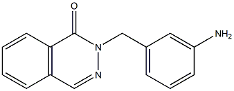 2-[(3-aminophenyl)methyl]-1,2-dihydrophthalazin-1-one Struktur