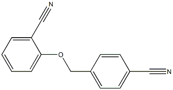 2-[(4-cyanobenzyl)oxy]benzonitrile Struktur