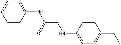 2-[(4-ethylphenyl)amino]-N-phenylacetamide Struktur