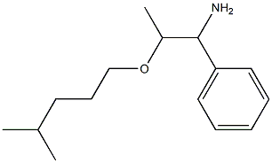 2-[(4-methylpentyl)oxy]-1-phenylpropan-1-amine Struktur