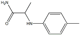 2-[(4-methylphenyl)amino]propanamide Struktur