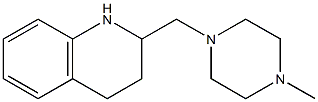 2-[(4-methylpiperazin-1-yl)methyl]-1,2,3,4-tetrahydroquinoline Struktur