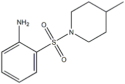 2-[(4-methylpiperidin-1-yl)sulfonyl]aniline Struktur