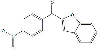 2-[(4-nitrophenyl)carbonyl]-1-benzofuran Struktur