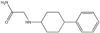 2-[(4-phenylcyclohexyl)amino]acetamide Struktur