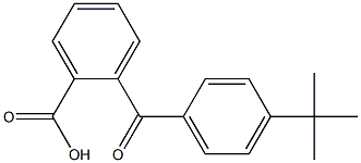 2-[(4-tert-butylphenyl)carbonyl]benzoic acid Struktur